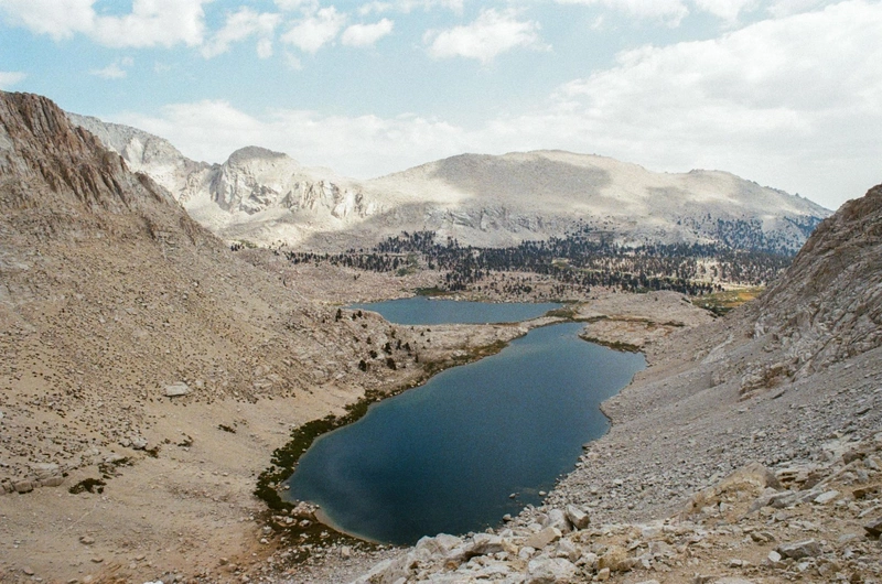 Lakes #4 and #5 while climbing towards Old Army Pass
