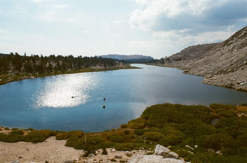 Looking back at Lake #3 on the way to #4 and #5