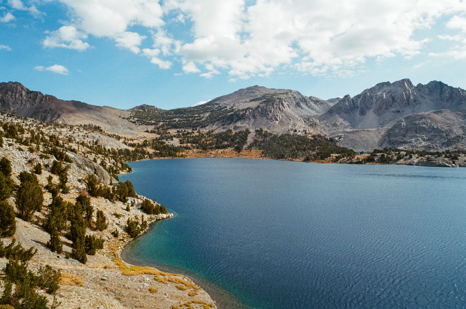 Another perspective; Pika Lake is just barely visible behind Duck Lake on the right.