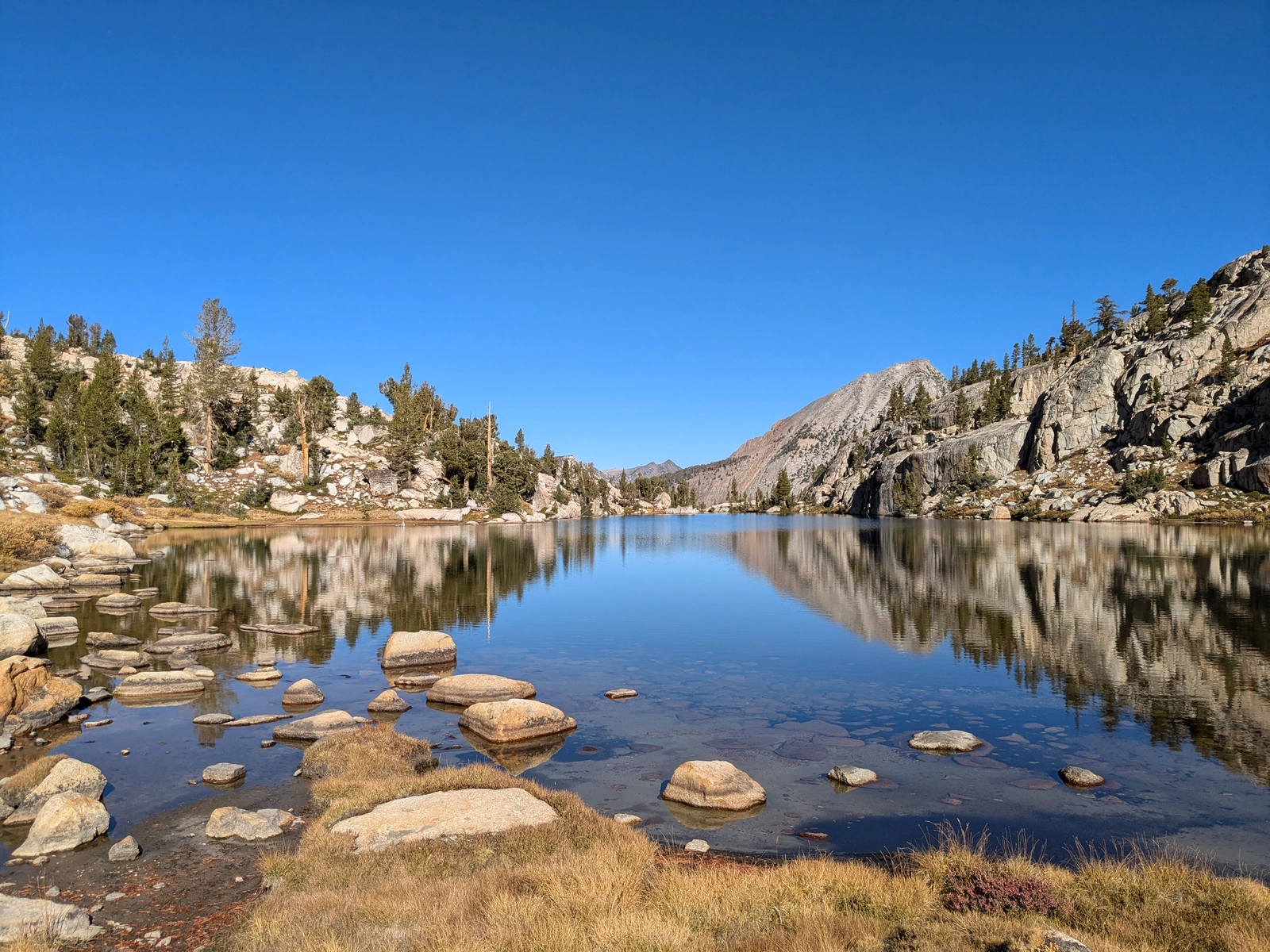 Southern shore of Izaak Walton Lake