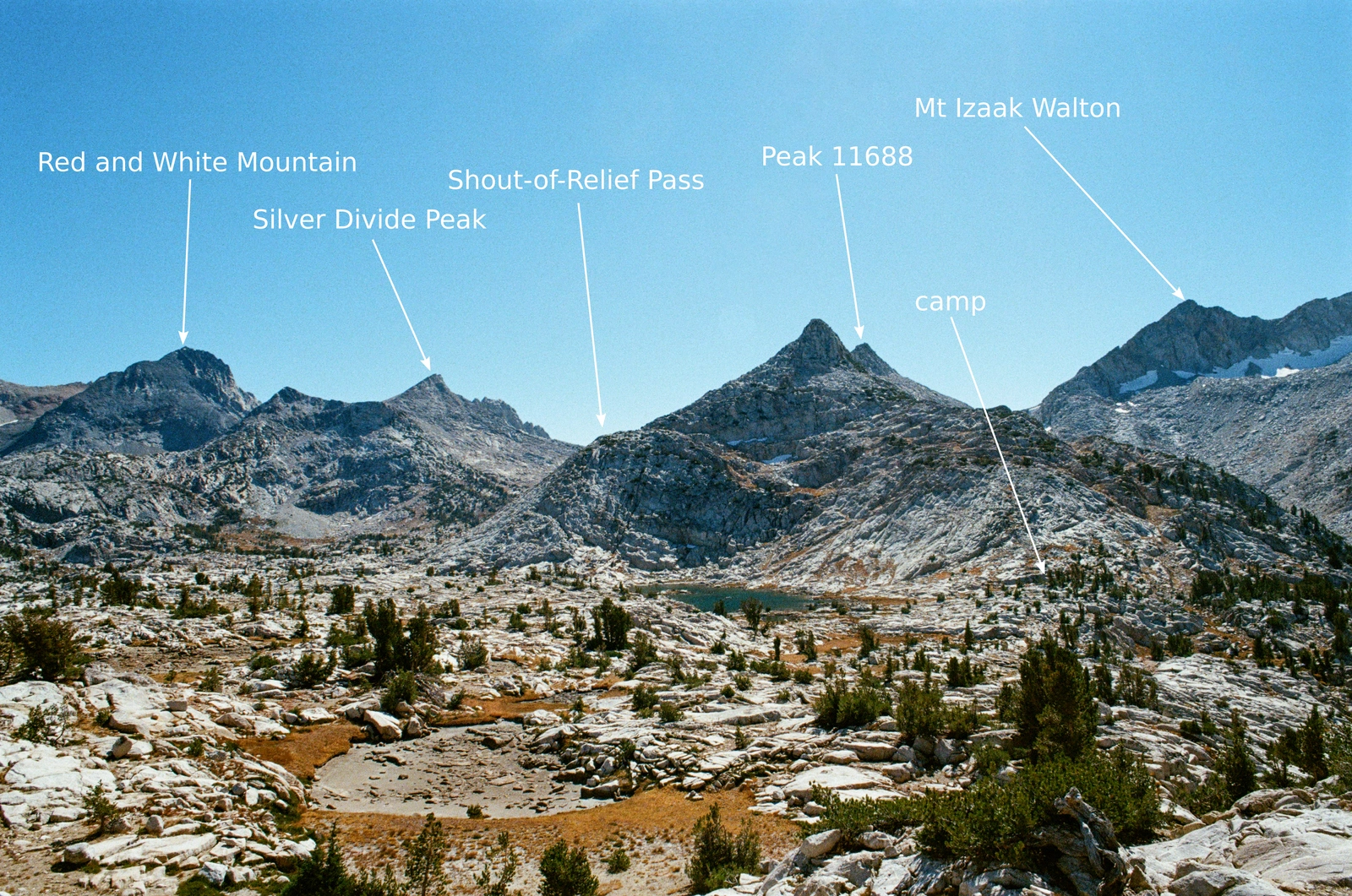 Cotton Lake and the Silver Divide