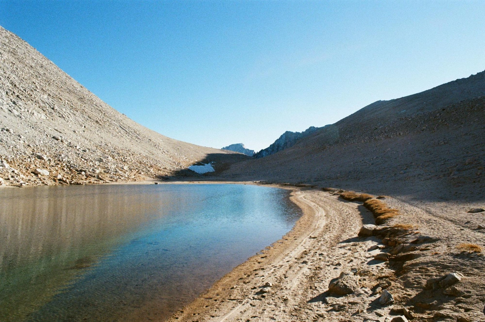 Looking back towards Mono Pass from Summit Lake