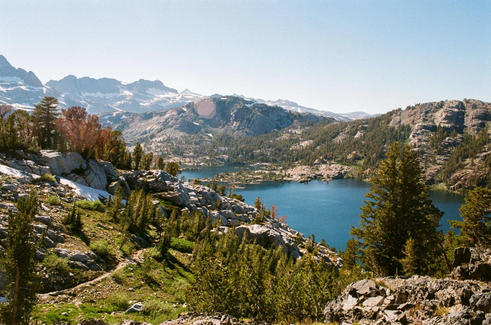 Garnet Lake emerges