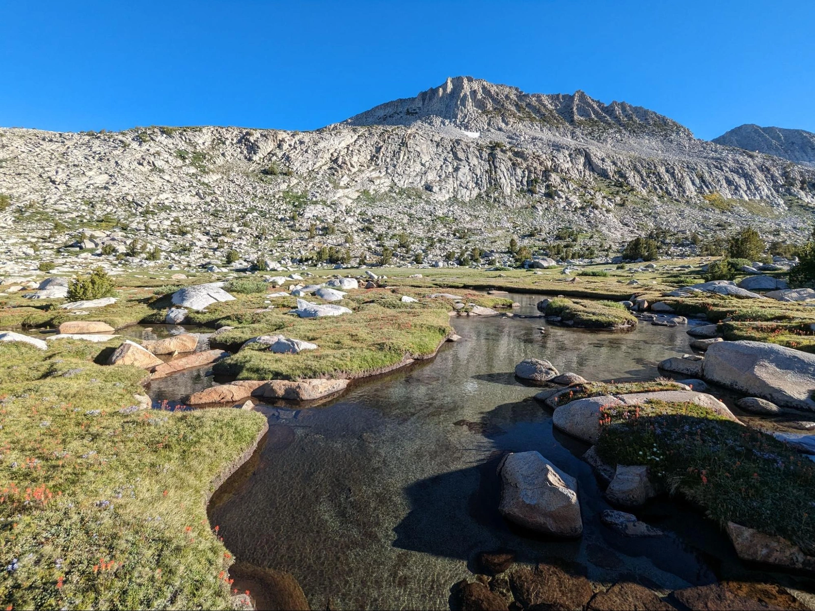 Donohue Peak in the morning sun