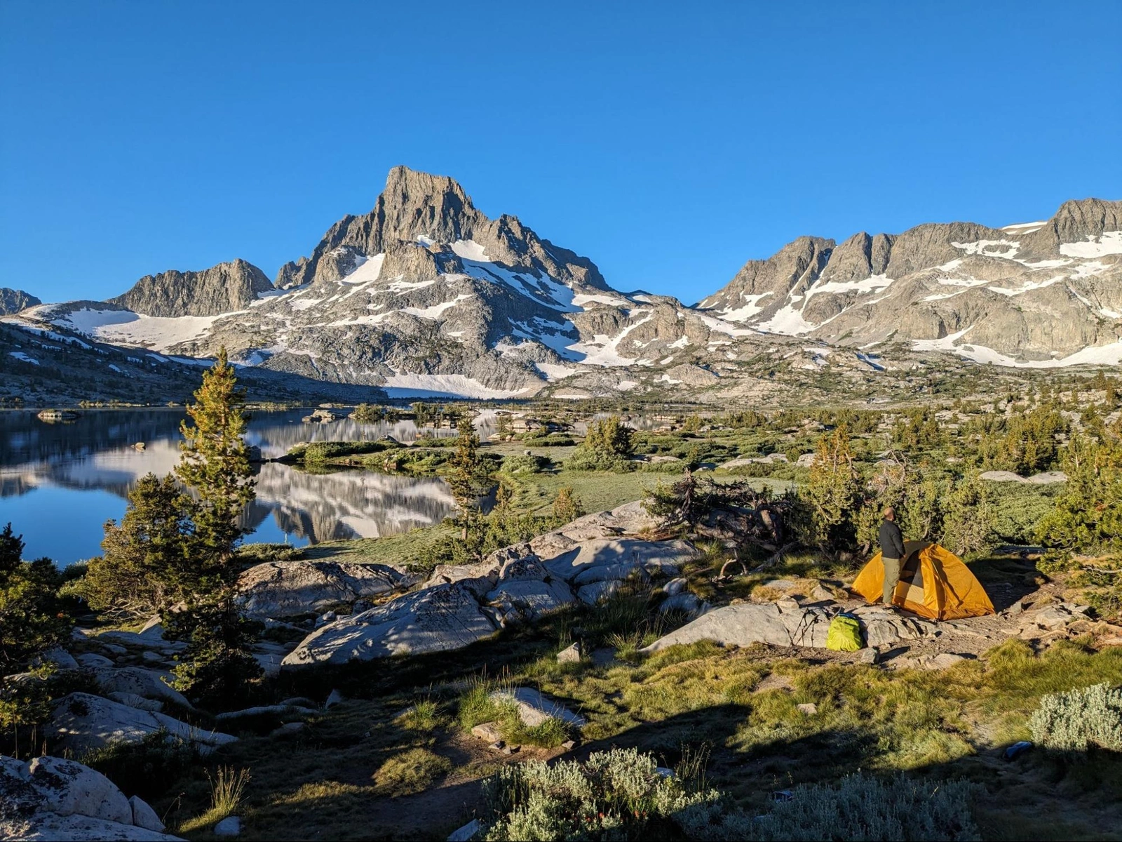 Banner Peak in the morning sun