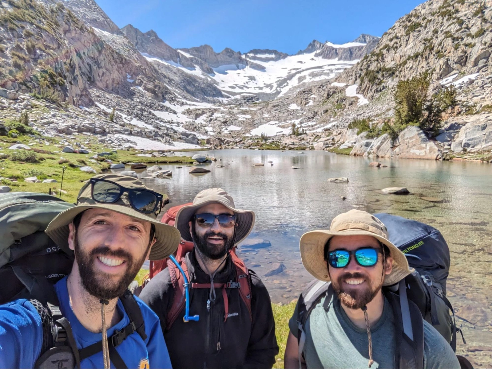 Stoked to be done with uphill for the rest of the trip!