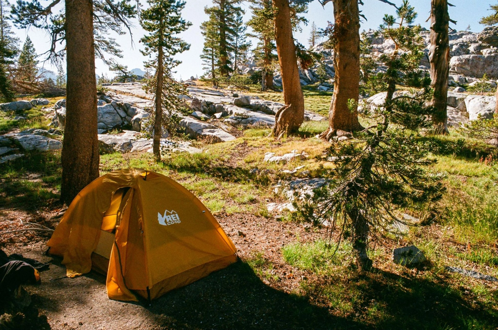 Camp at Gladys Lake