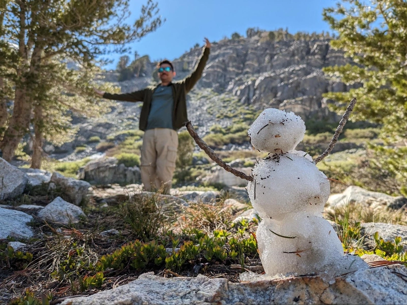 David and his new friend