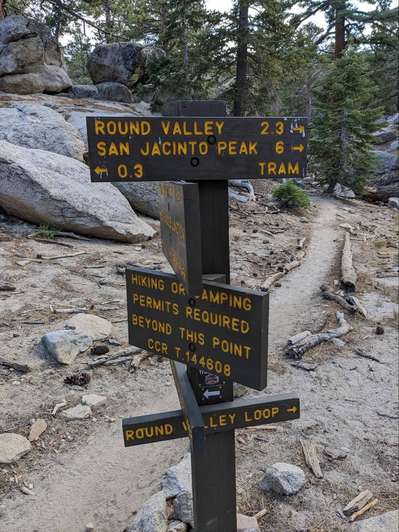 The final trail sign