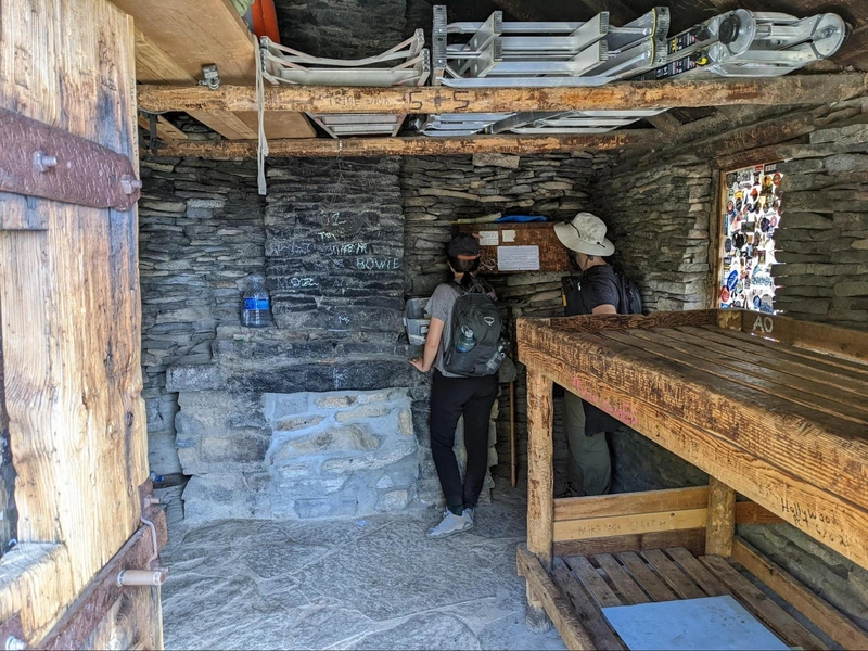 Inside the cabin