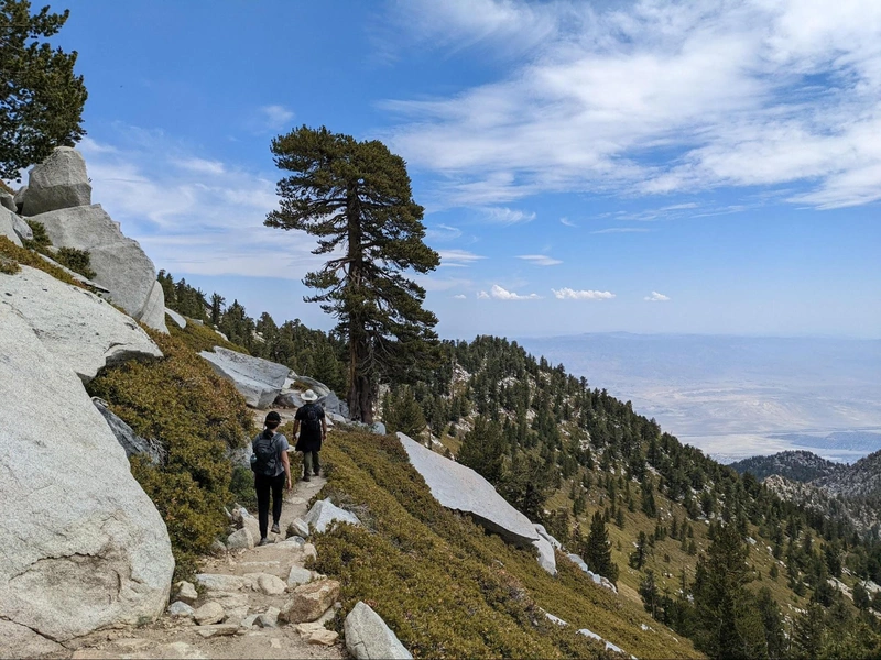 A better shot of the San Bernadino Mountains and San Gorgonio Mountain in particular