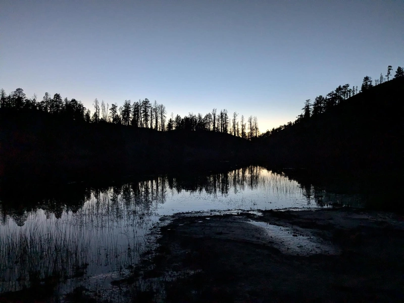 Dry Lake at dusk