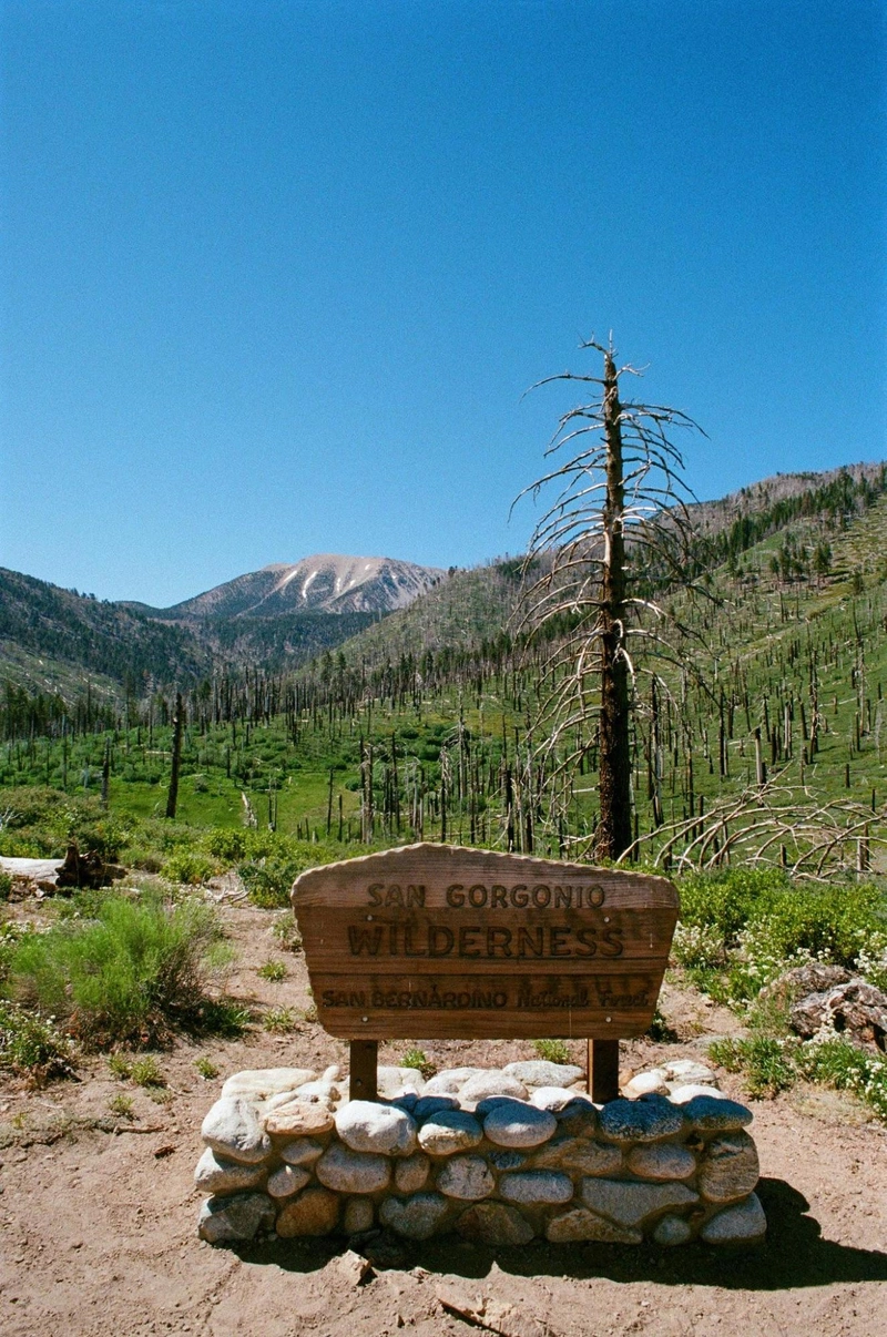 Our destination, as seen from Poopout Hill