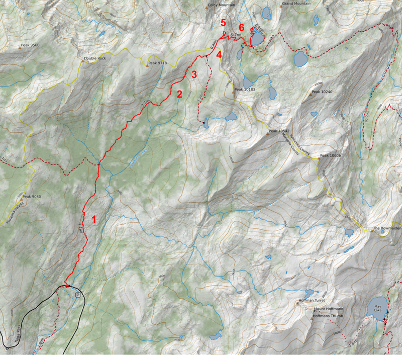 Our route for day 1