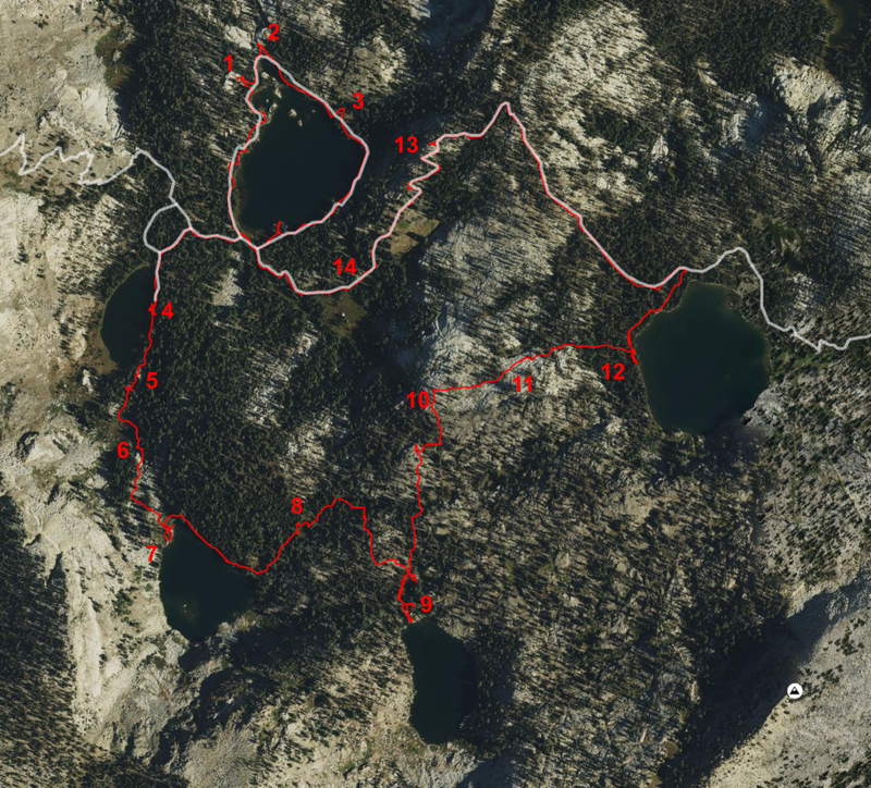 Our route on day 2