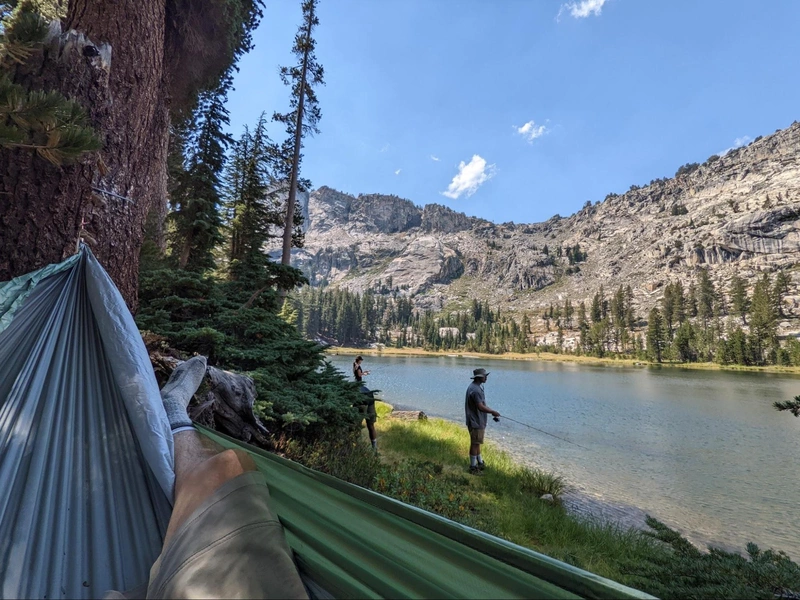 Hammock chillin at Lake 2